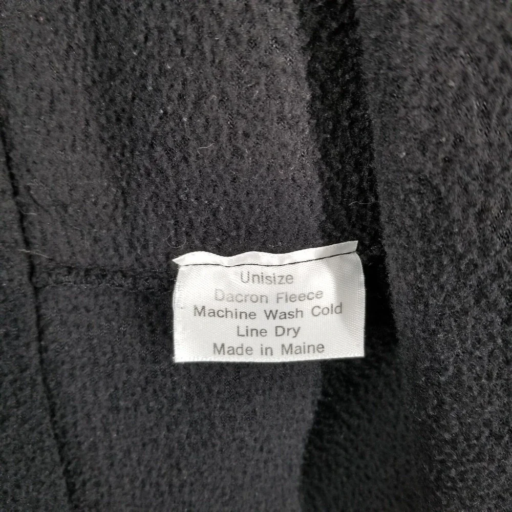 Vtg‎ Maralyce Ferree Jacket Women Black Fleece Cats Scarf Fiber Art Eclectic USA
